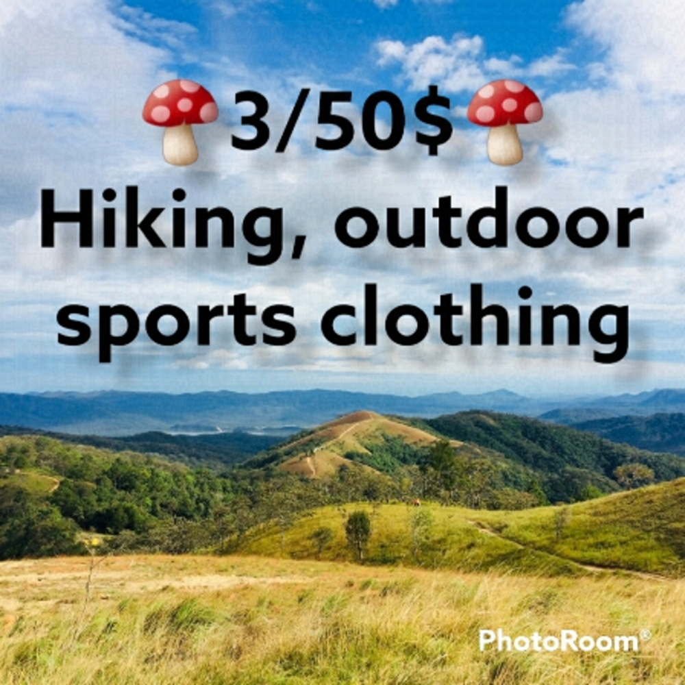 𝅺🍄3/50$🍄 Hiking outdoor sports training men's and women's clothing